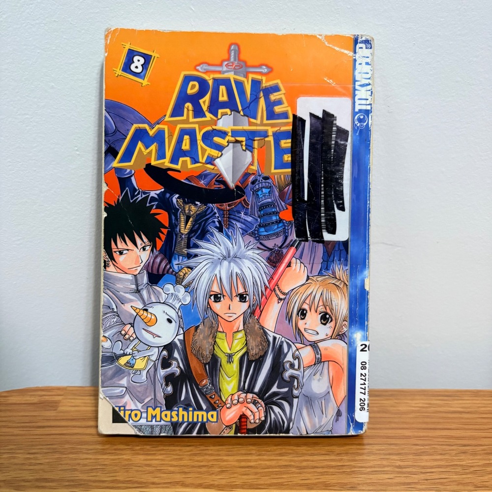 Rave Master Volume 8 Mashima 3rd Printing English Manga Paperback OOP